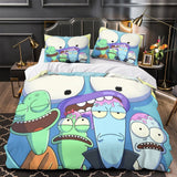 Solar Opposites Duvet Cover Pattern Bedding Set Without Filler