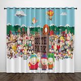 South Park the Stick Of Truth Curtains Pattern Blackout Window Drapes