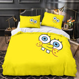 SpongeBob SquarePants Duvet Cover Kids Room Bedding Set Without Filler