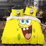 SpongeBob SquarePants Duvet Cover Kids Room Bedding Set Without Filler