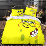 SpongeBob SquarePants Duvet Cover Kids Room Bedding Set Without Filler