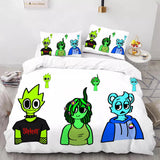 Sprunki Oren Wenda Bedding Set Pattern Kids Quilt Cover Without Filler