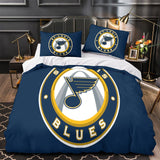 St. Louis Blues Bedding Set Quilt Duvet Cover Without Filler