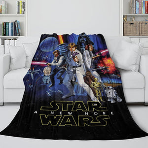 Star Wars A New Hope Blanket Flannel Throw Room Decoration