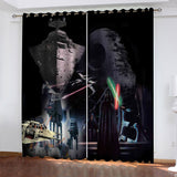 Star Wars Curtains Spaceship pattern Blackout Window Drapes