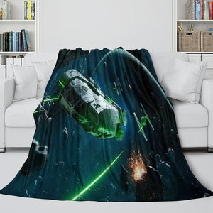 Star Wars Outlaws Blanket Flannel Throw Room Decoration