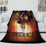Star Wars Phantom Menace Blanket Flannel Throw Room Decoration