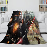 Star Wars Phantom Menace Blanket Flannel Throw Room Decoration