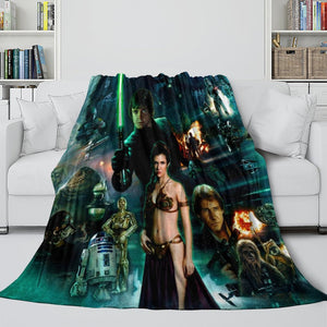 Star Wars Return of the Jedi Blanket Flannel Throw Room Decoration
