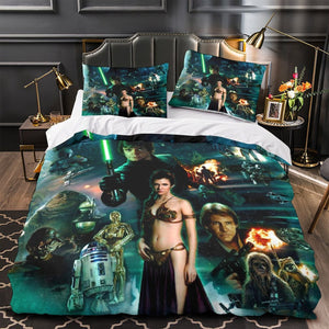 Star Wars Return of the Jedi Duvet Cover Bedding Set Without Filler