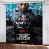Star Wars The Bad Batch Curtains Pattern Blackout Window Drapes