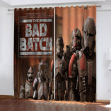 Star Wars The Bad Batch Curtains Pattern Blackout Window Drapes