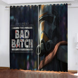 Star Wars The Bad Batch Curtains Pattern Blackout Window Drapes