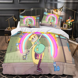 Star vs the Forces of Evil Bedding Set Duvet Cover Without Filler