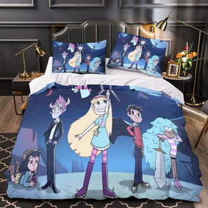 Star vs the Forces of Evil Bedding Set Duvet Cover Without Filler