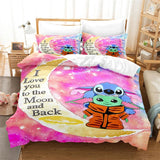 Stitch Duvet Cover Kids Gift Pattern Bedding Sets Without Filler