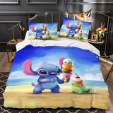 Stitch Pattern Duvet Cover Kids Room Bedding Sets Without Filler