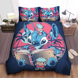 Stitch Pattern Duvet Cover Kids Room Bedding Sets