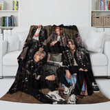 Stray Kids Blanket Flannel Fleece Pattern Throw Room Decoration