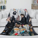 Stray Kids Blanket Flannel Fleece Throw Room Decoration