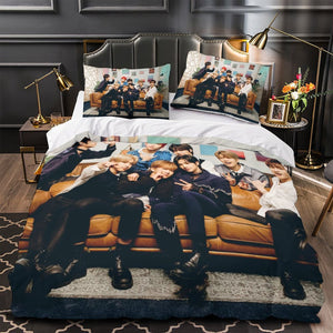 Stray Kids Duvet Cover Pattern Bedding Set Without Filler