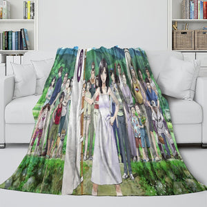 Summer Wars Blanket Flannel Throw Kids Room Decoration
