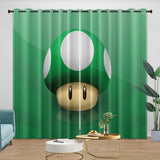 Super Mario Pattern Curtains Blackout Kids Room Window Drapes