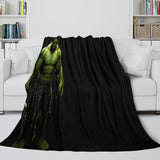Superhero Hulk Blanket Flannel Throw Kids Room Decoration