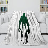 Superhero Hulk Blanket Flannel Throw Kids Room Decoration