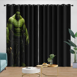 Superhero Hulk Curtains Blackout Kids Room Window Drapes