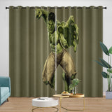 Superhero Hulk Curtains Blackout Kids Room Window Drapes