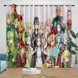 Sword Art Online Curtains Blackout Kids Room Window Drapes