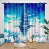Sword Art Online Curtains Blackout Kids Room Window Drapes
