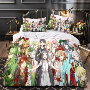 Sword Art Online Duvet Cover Pattern Bedding Set Without Filler