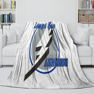 Tampa Bay Lightning Blanket Flannel Throw Kids Room Decoration