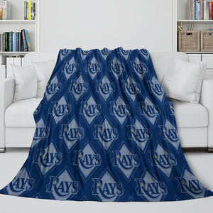 Tampa Bay Rays Blanket Flannel Throw Room Decoration