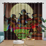 Teenage Mutant Ninja Turtles Mutant Mayhem Curtains Pattern Blackout Window Drapes