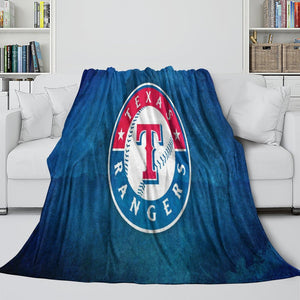 Texas Rangers Blanket Flannel Throw Room Decoration