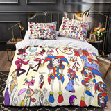 The Amazing Digital Circus Bedding Set Duvet Cover Without Filler