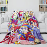 The Amazing Digital Circus Blanket Flannel Fleece Throw Room Decoration