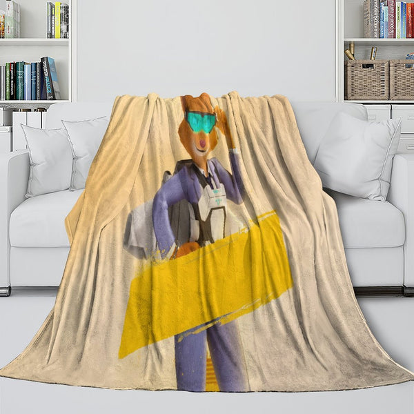 The Bad Guys 2 Blanket Pattern Flannel Throw Room Decoration – EBuycos