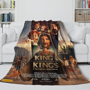 The King of Kings Blanket Flannel Throw Kids Room Decoration