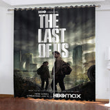 The Last of Us Curtains Pattern Blackout Window Drapes