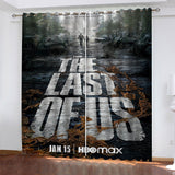 The Last of Us Curtains Pattern Blackout Window Drapes