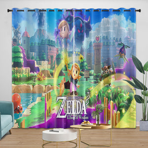 The Legend of Zelda Echoes of Wisdom Curtains Blackout Window Drapes