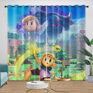 The Legend of Zelda Echoes of Wisdom Curtains Blackout Window Drapes