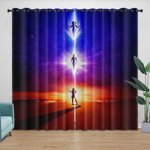 The Marvels Curtains Pattern Blackout Window Drapes