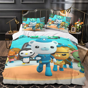 The Octonauts Bedding Set Pattern Quilt Duvet Cover
