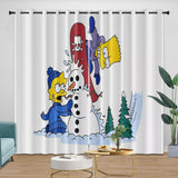 The Simpsons Curtains Blackout Window Drapes Kids Room Decoration