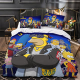 The Simpsons Pattern Duvet Cover Kids Bedding Set Without Filler
